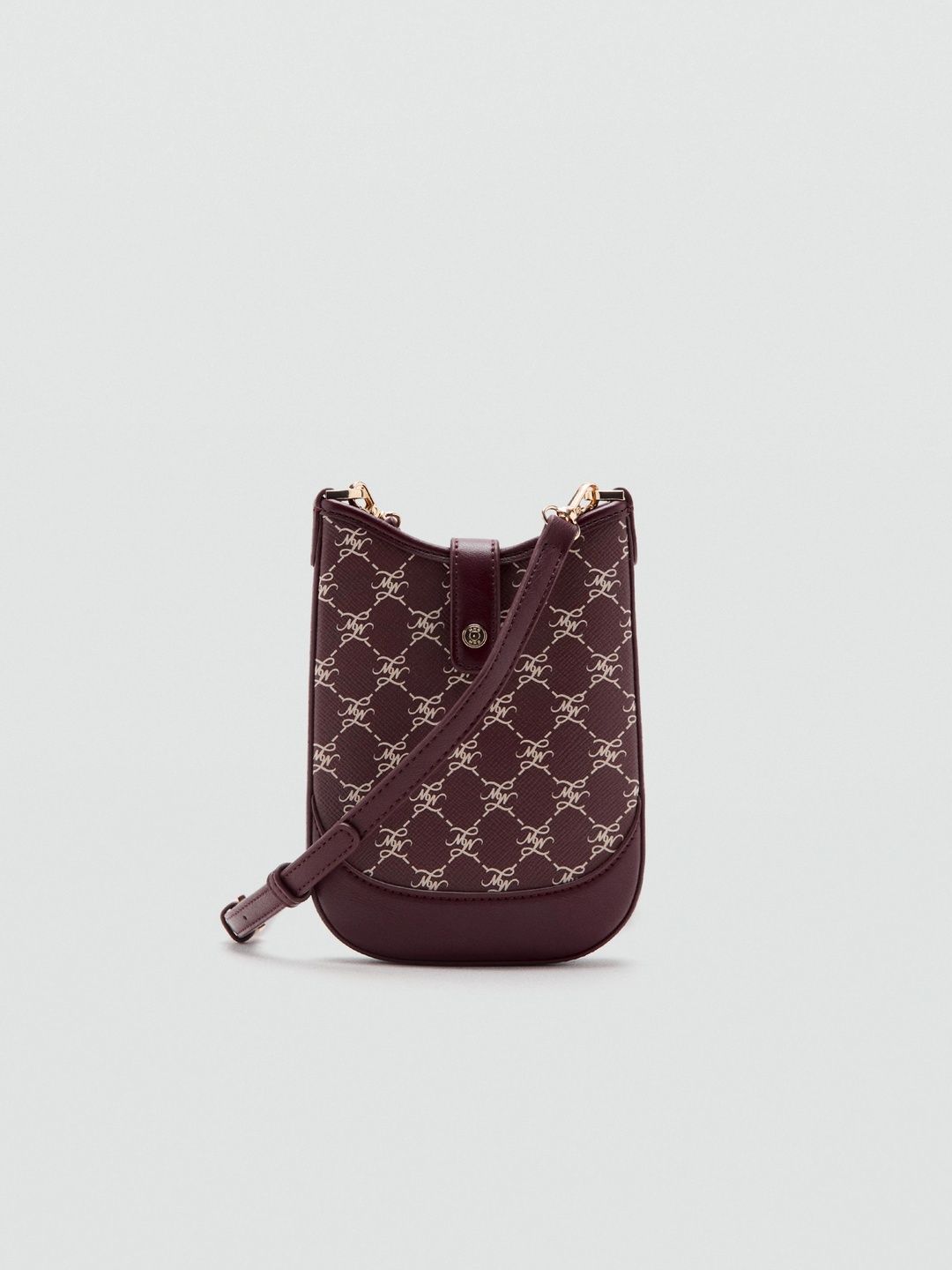 MANGO Geometric Pouch Mobile Accessories-picture-46