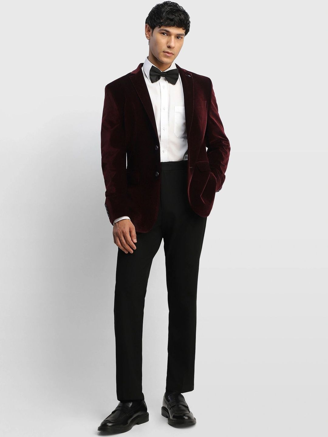 Arrow New York Notched Lapel Single-Breasted Party Blazers-picture-34