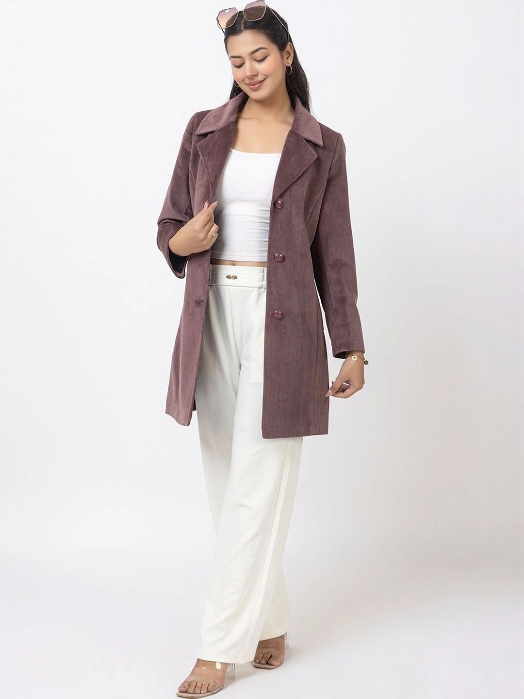 Chemistry Notched Lapel Single-Breasted Blazer-picture-25
