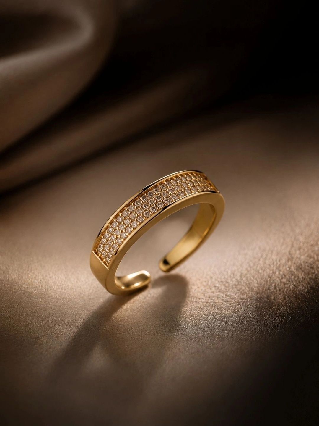 Zeraki Jewels Zeraki Jewels Women Rose Gold-Plated Finger Ring