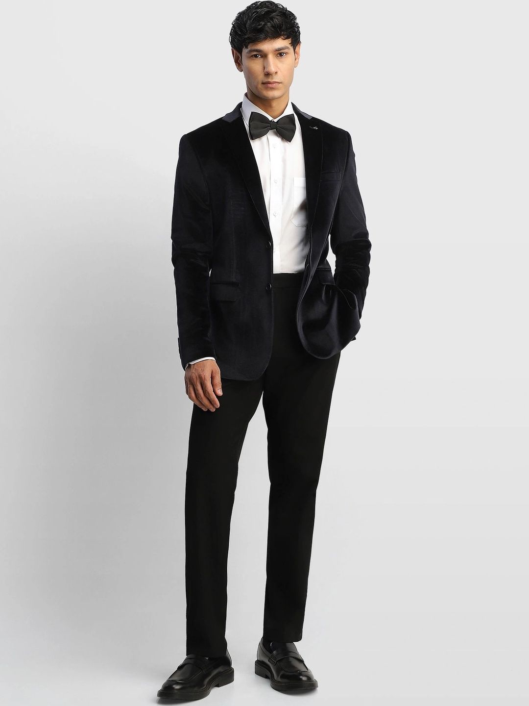 Arrow New York Notched Lapel Single-Breasted Blazers-picture-22
