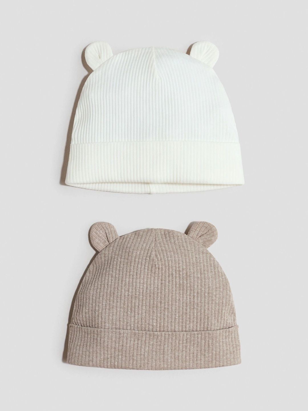 H&M H&M 2-Pack Ear-Detail Beanies