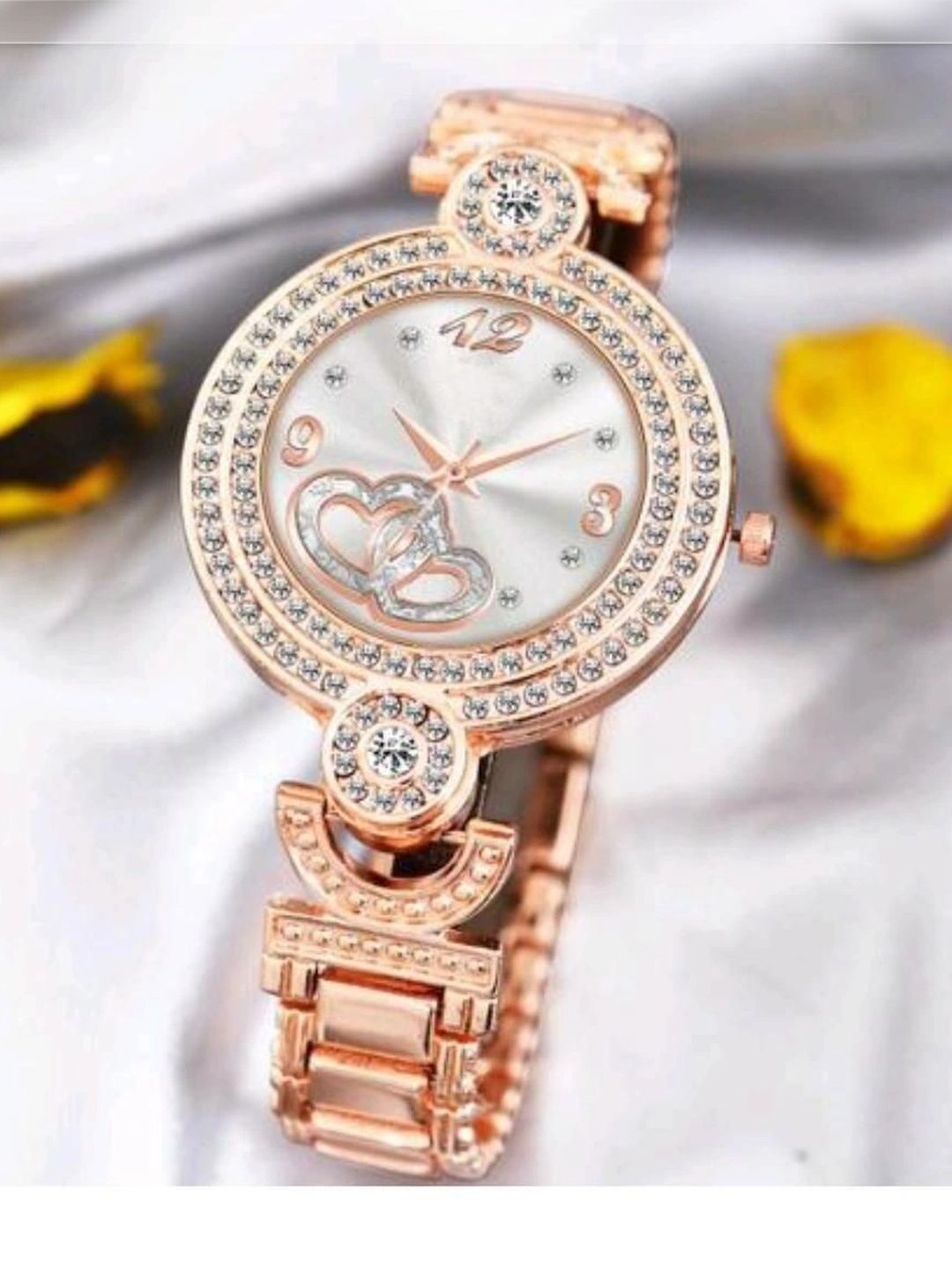 KU Unisex Embellished Dial & Bracelet Style Straps Analogue Watch Aki35-584-picture-31