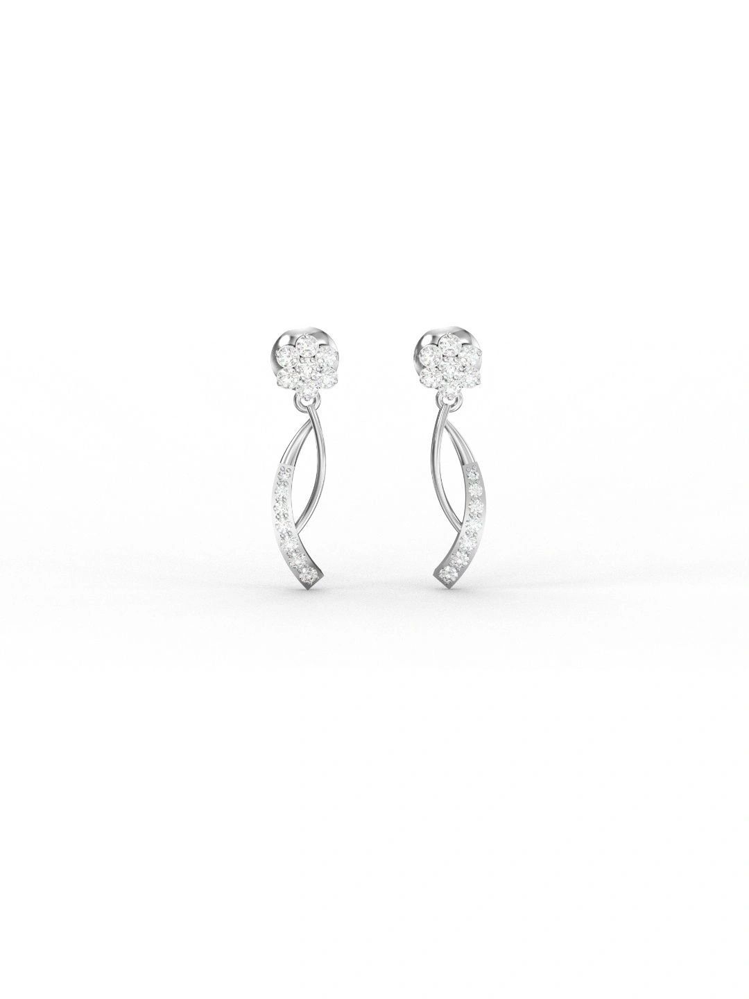 The Quinn Lab-Grown Diamond Earrings- 0.31CT- 1.63g deal from myntra