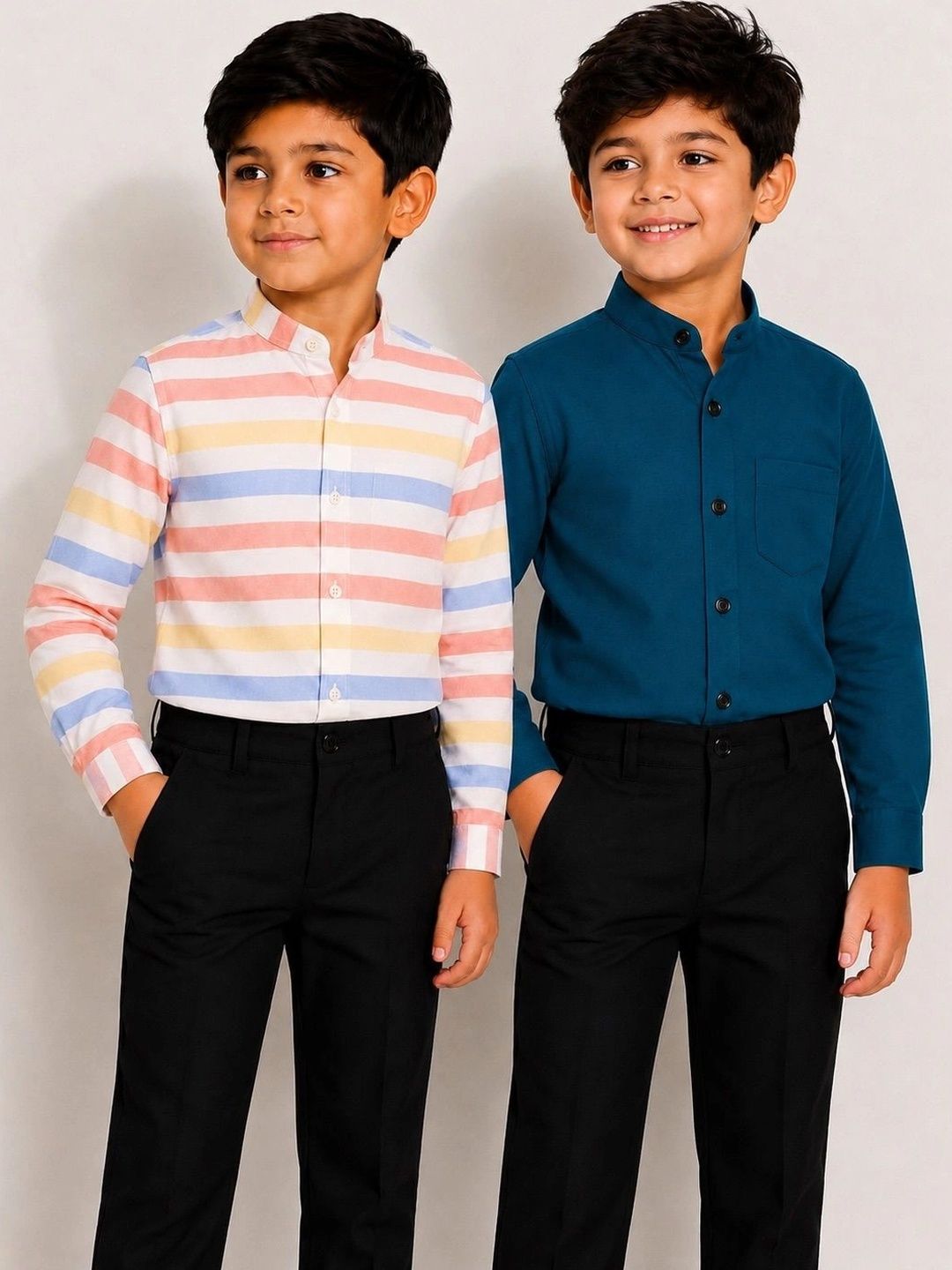 LABHKALA LABHKALA Boys Striped Casual Shirt