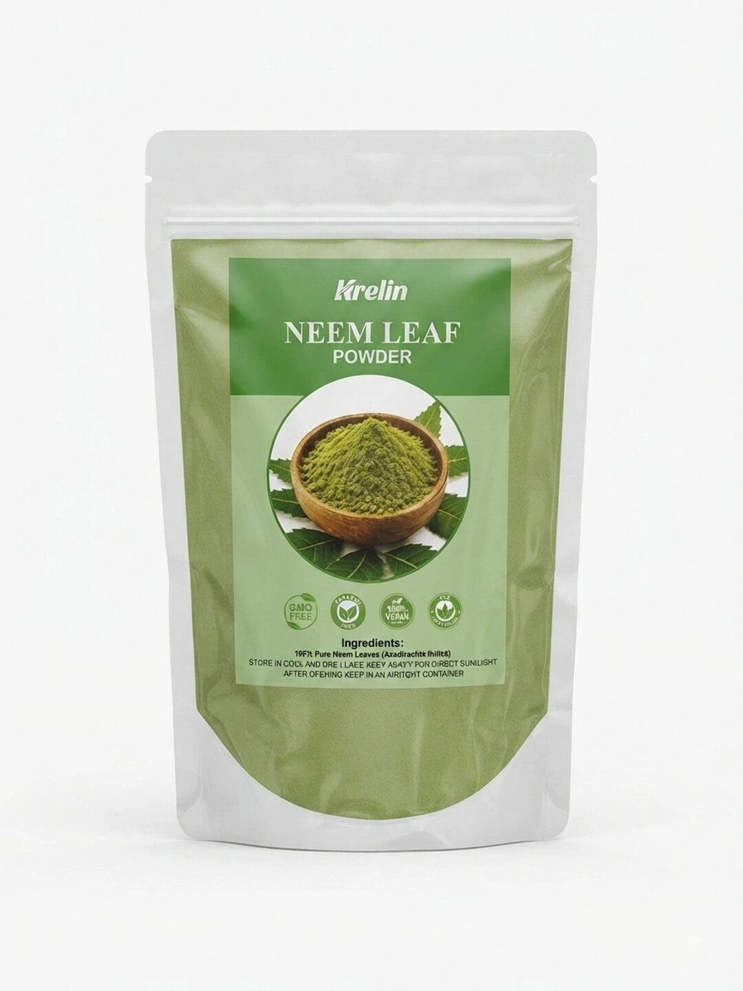 Krelin Natural Neem Powder For Skin & Scalp - 100 g-picture-6