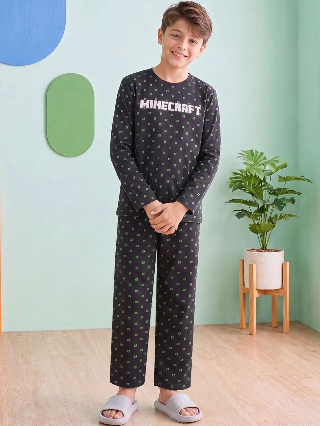 Lil Tomatoes Boys Printed Night suit-picture-44