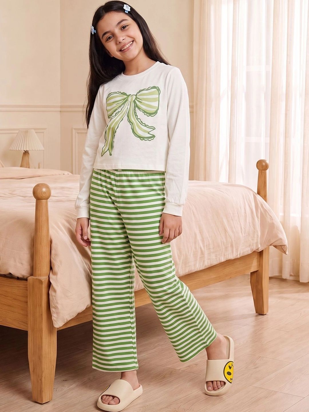 Lil Tomatoes Girls Printed Night suit-picture-37