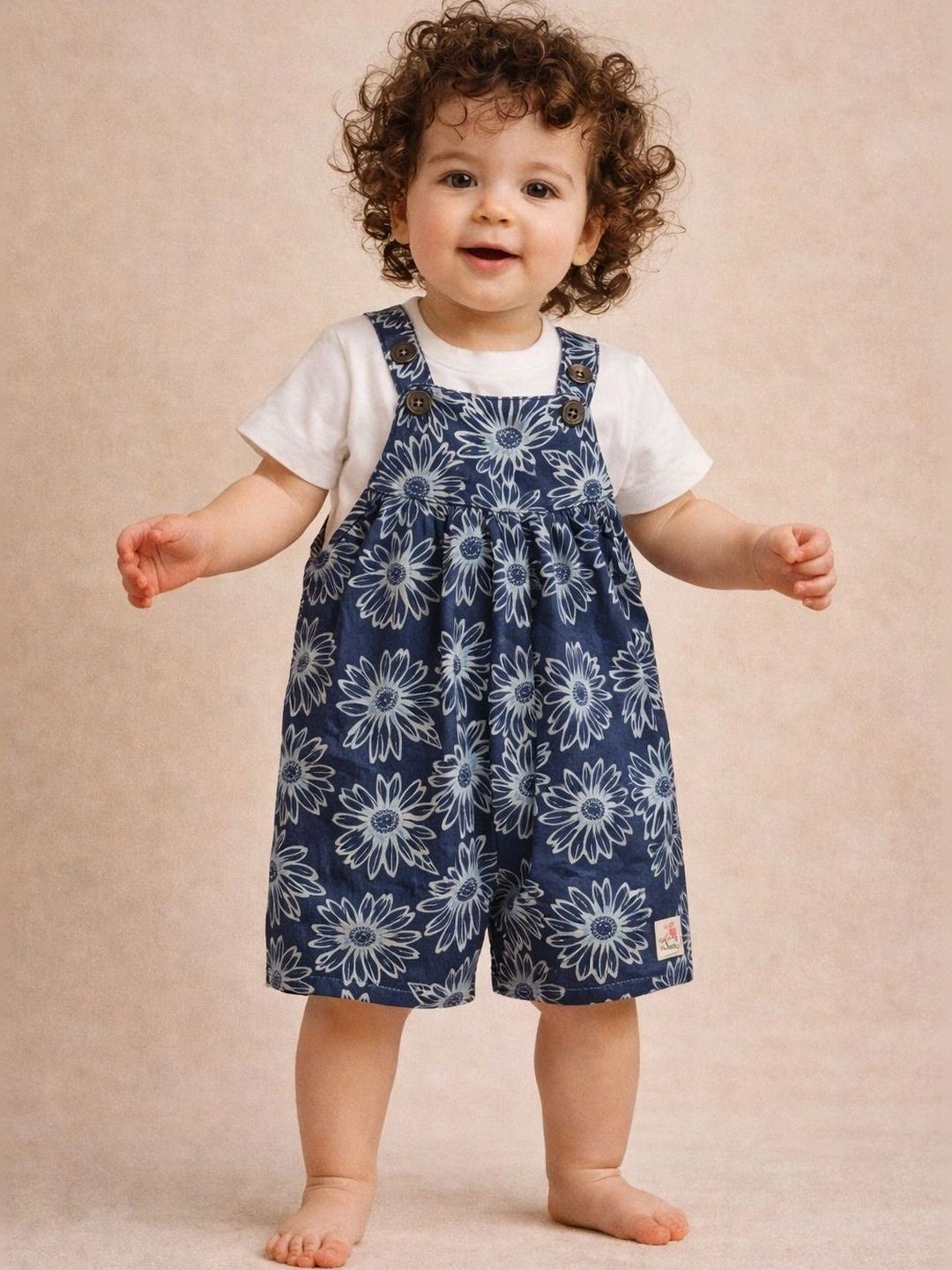 Gini and Jony Girls Printed Jumpsuit-picture-0