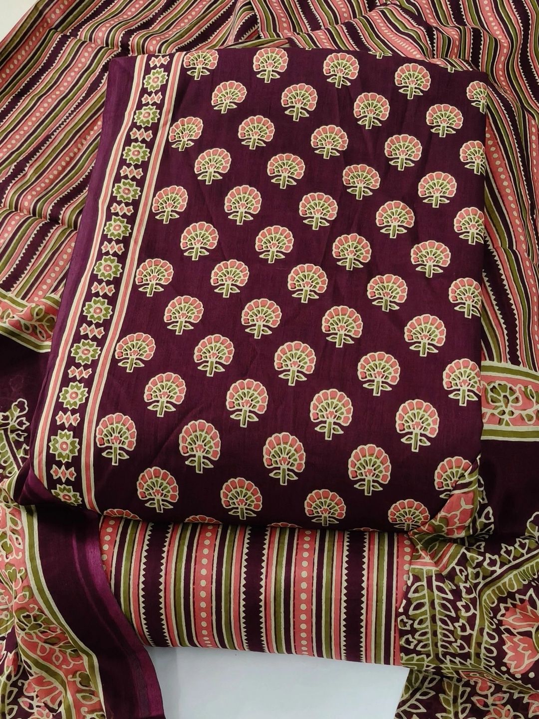DRAVINAM Trends Printed Pure Cotton Unstitched Dress Material-picture-52