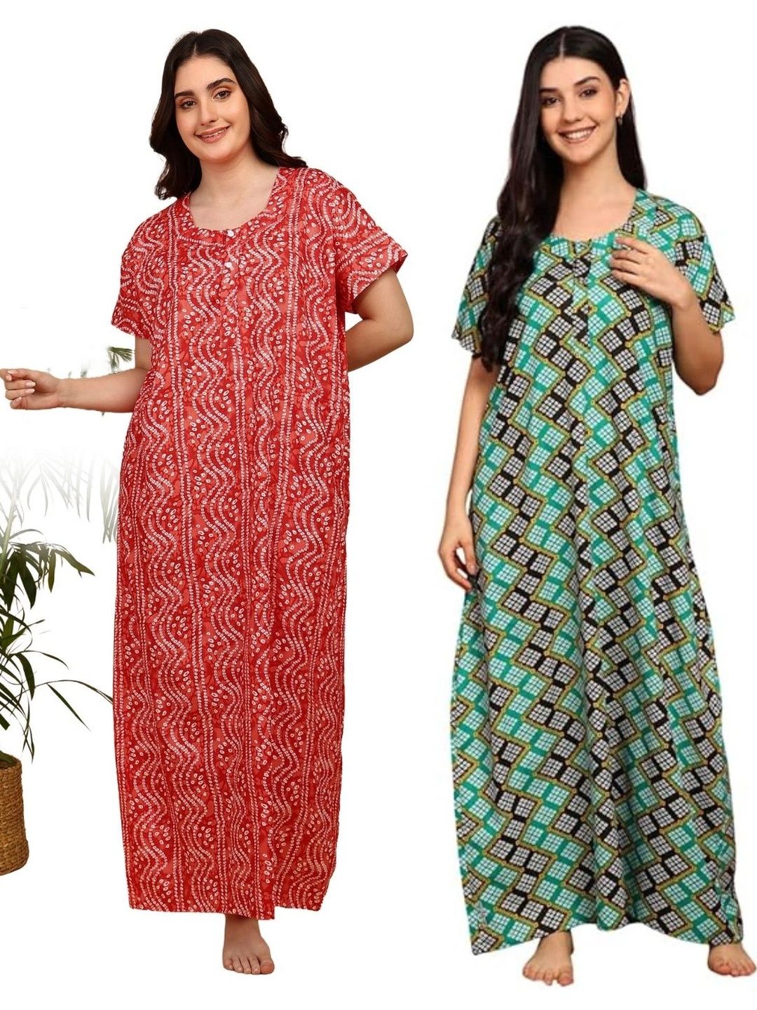 YUKATA Printed Maxi Nightdress-picture-34