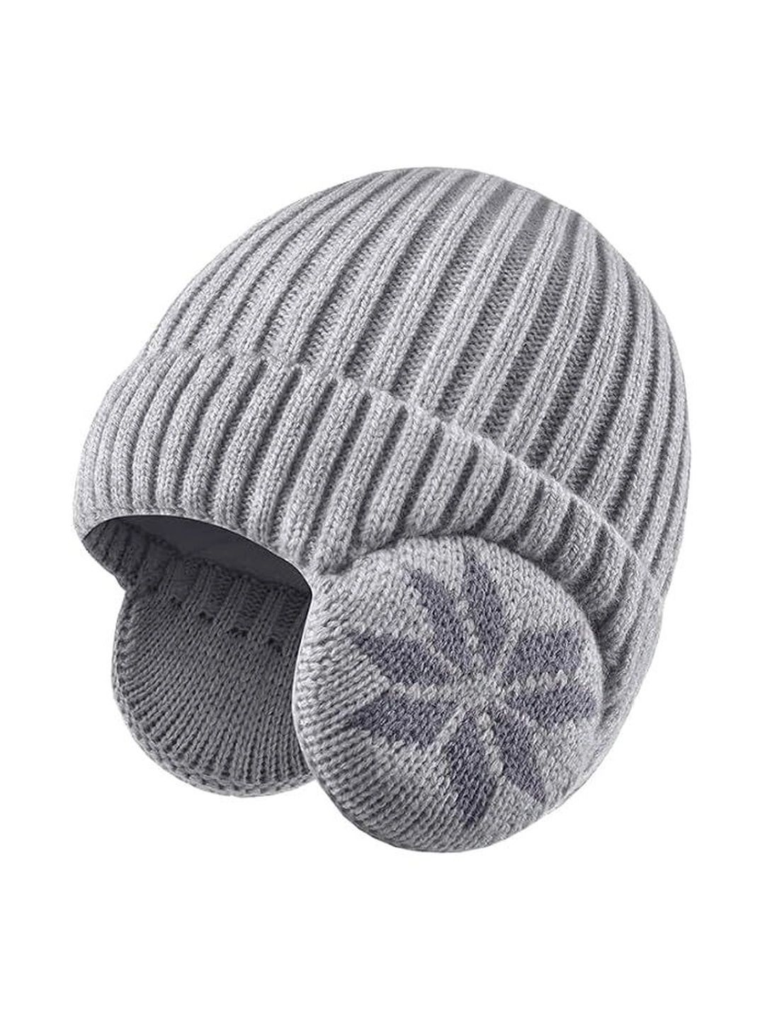 Gajraj Unisex Kids Printed Woollen Beanie-picture-58