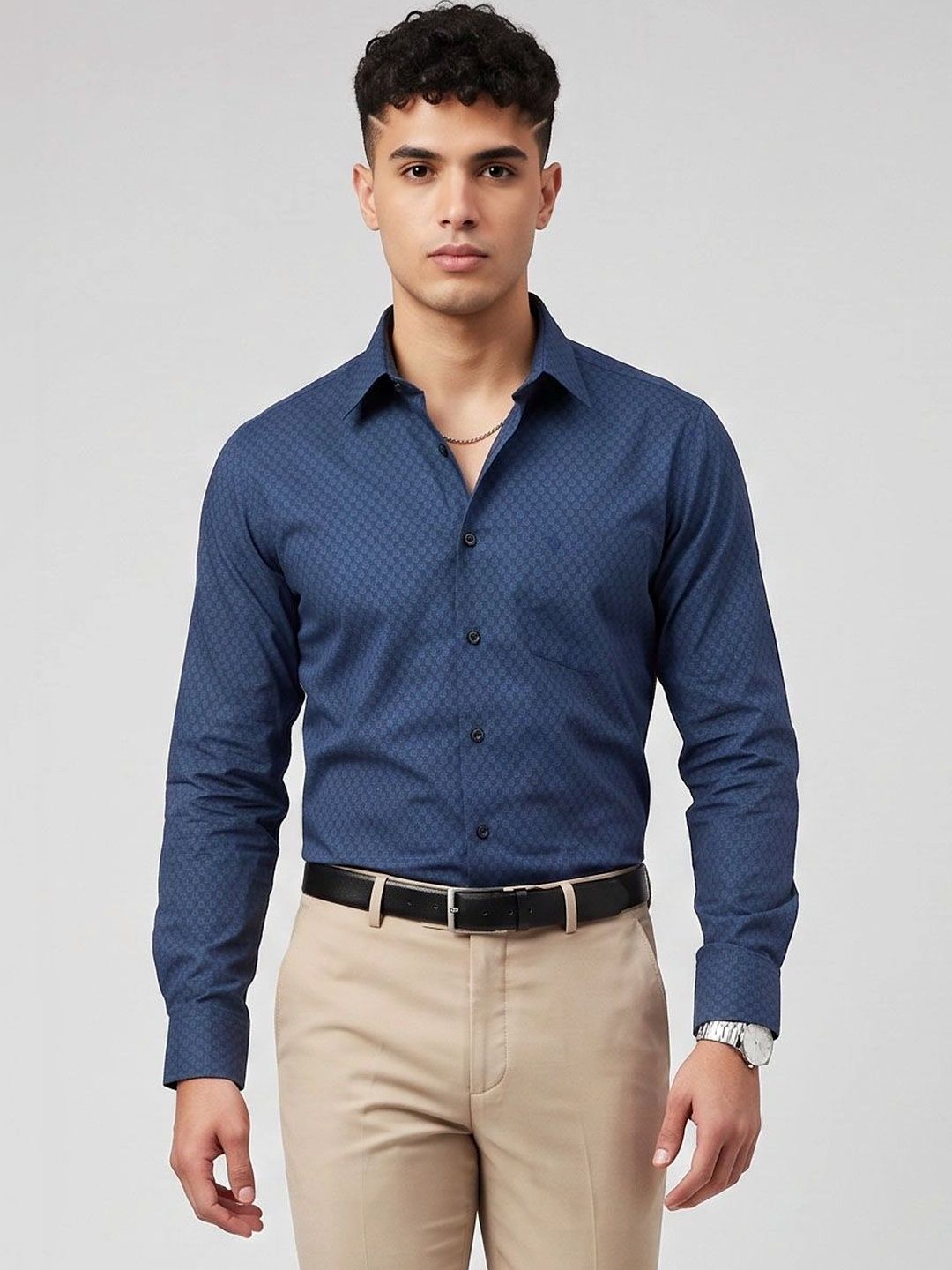 Charagh Din Men Premium Printed Formal Shirt-picture-32