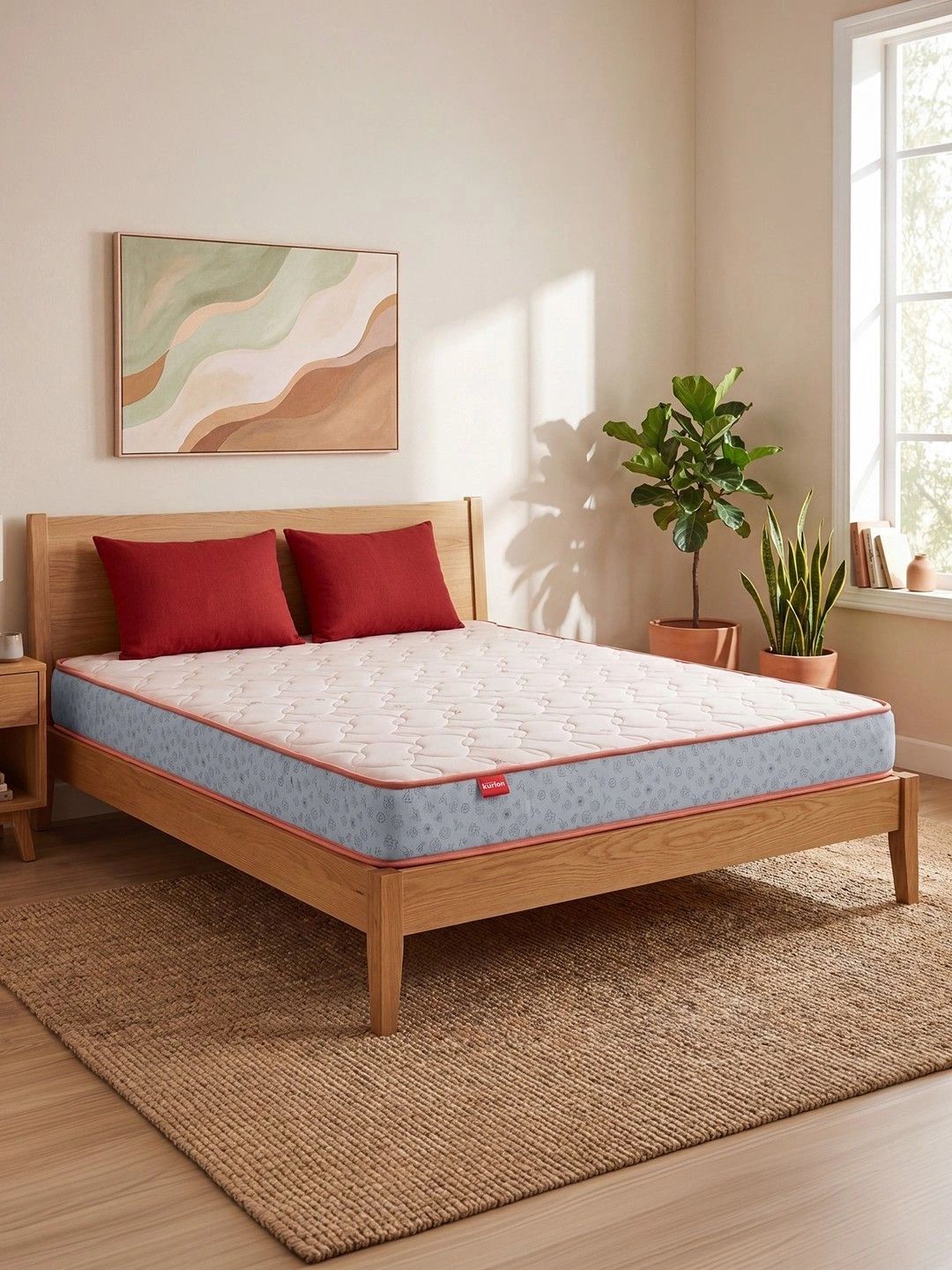 Kurl on Grey Dual Comfort Double Mattress-image-42