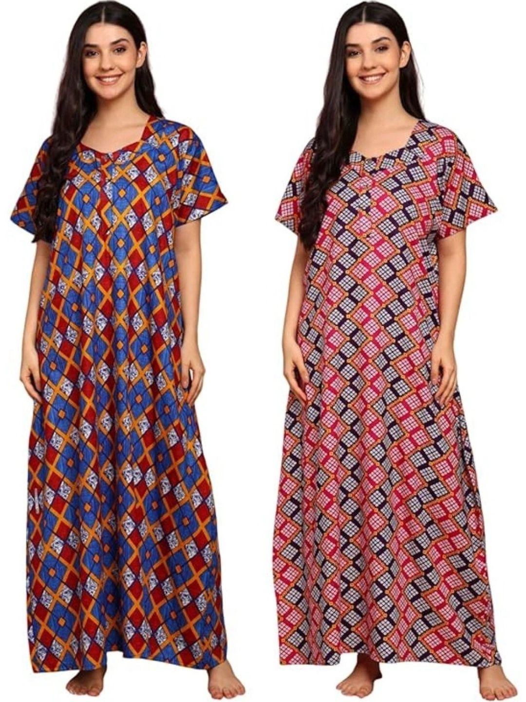 KBNBJ Printed Maxi Nightdress-picture-35