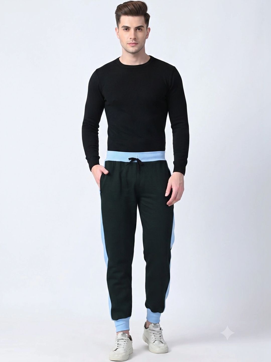 BAESD Men Regular Fit Colourblocked Training Joggers-picture-56