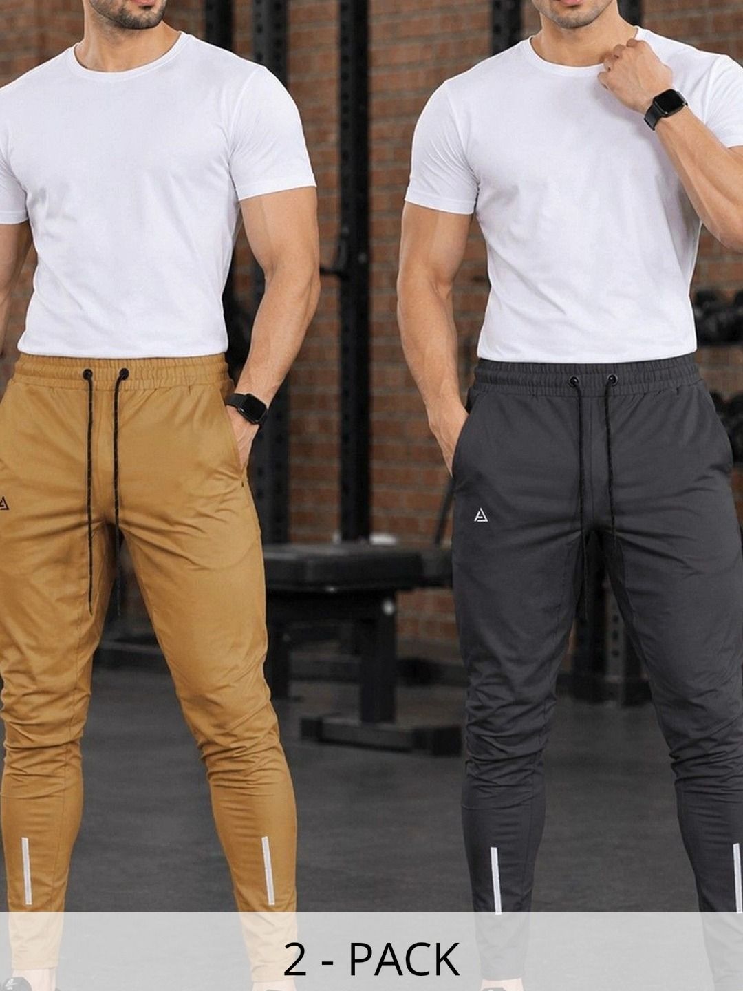AVOLT Men Pack of 2 Regular Fit Training Joggers-picture-33