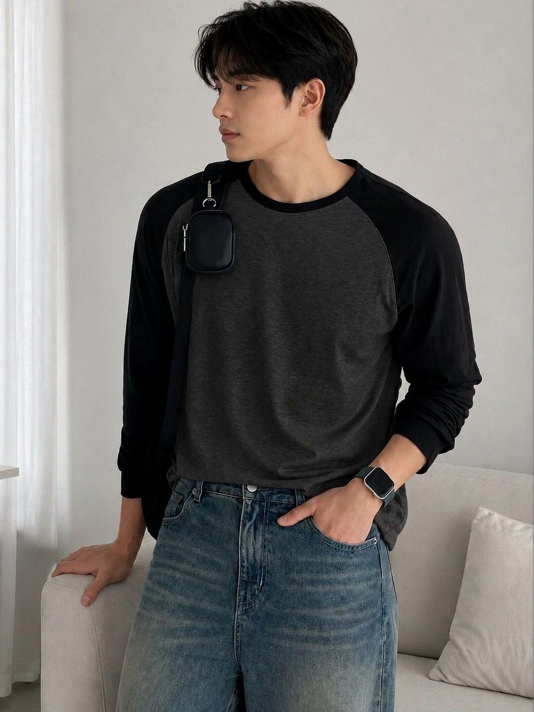Saklana Men Colourblocked T-shirt-picture-32