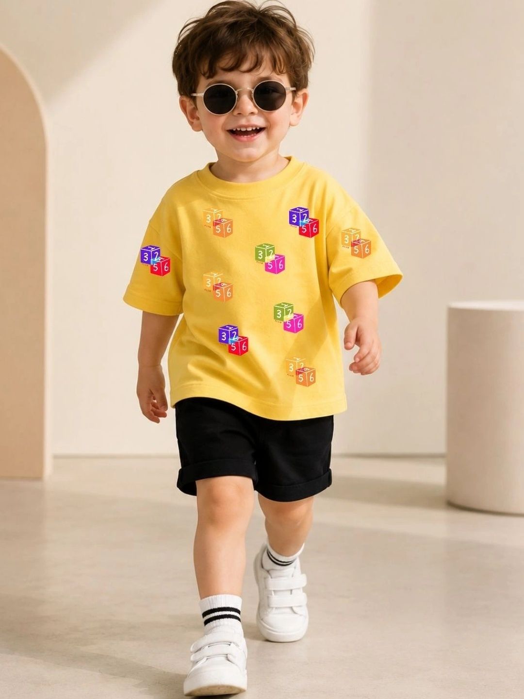 FLCN Boys Printed Pure Cotton T-shirt-picture-22