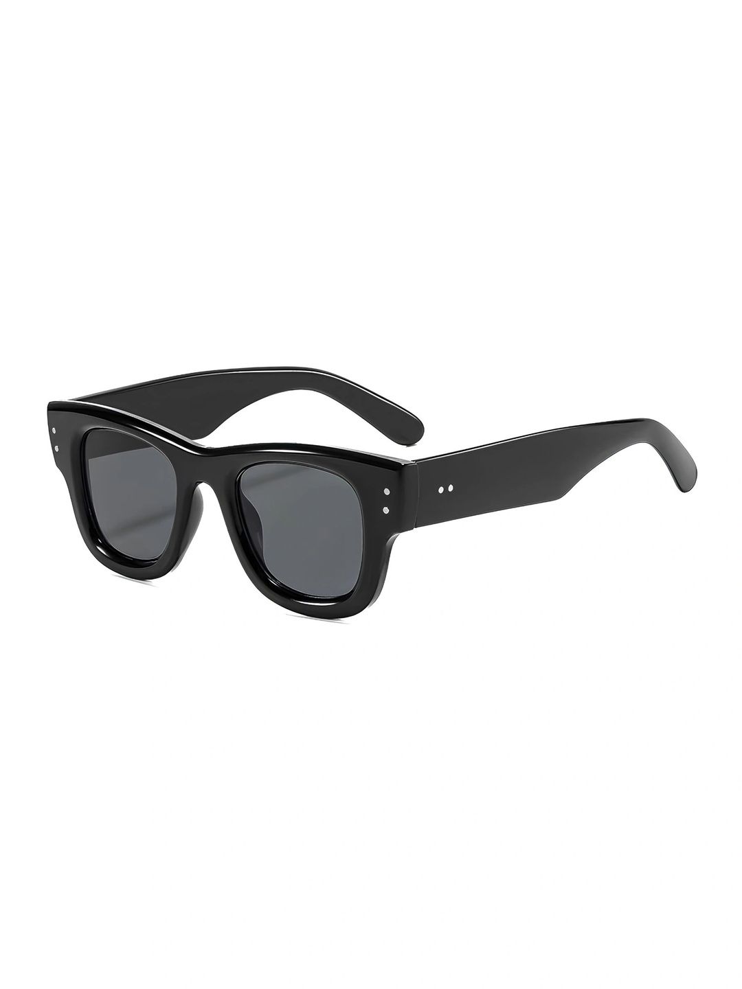 4Flaunt Unisex Grey Lens & Black Rectangle Sunglasses with-picture-28