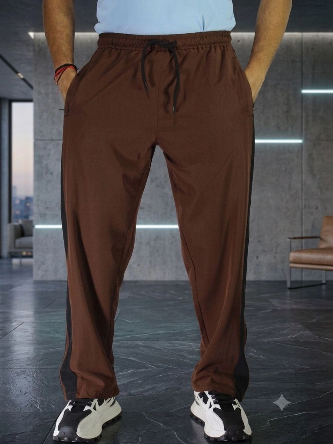 Bite and Style Men Straight Fit Colourblocked Training Track Pants-picture-44