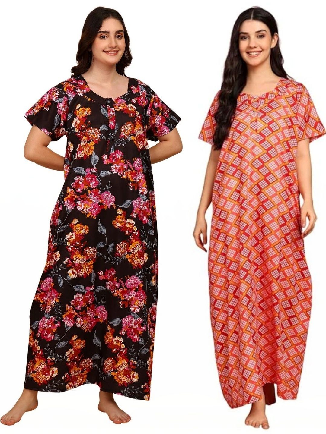 KBNBJ Printed Maxi Nightdress-picture-47