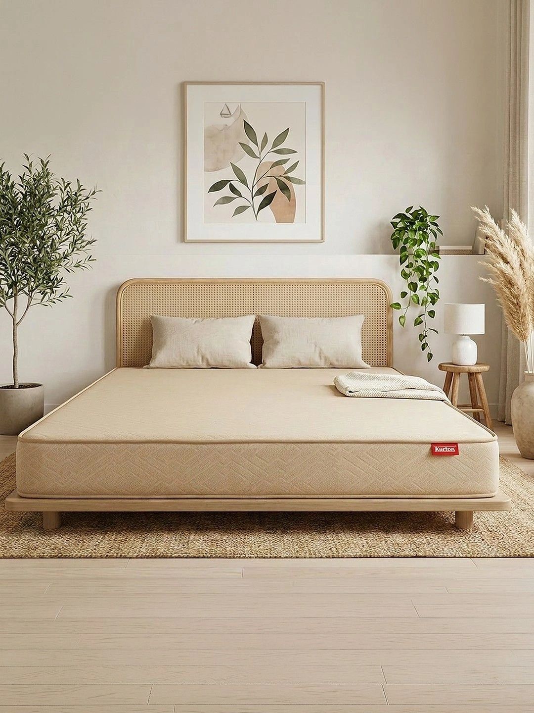 Kurl on Beige Dual Comfort Double Mattress-image-47