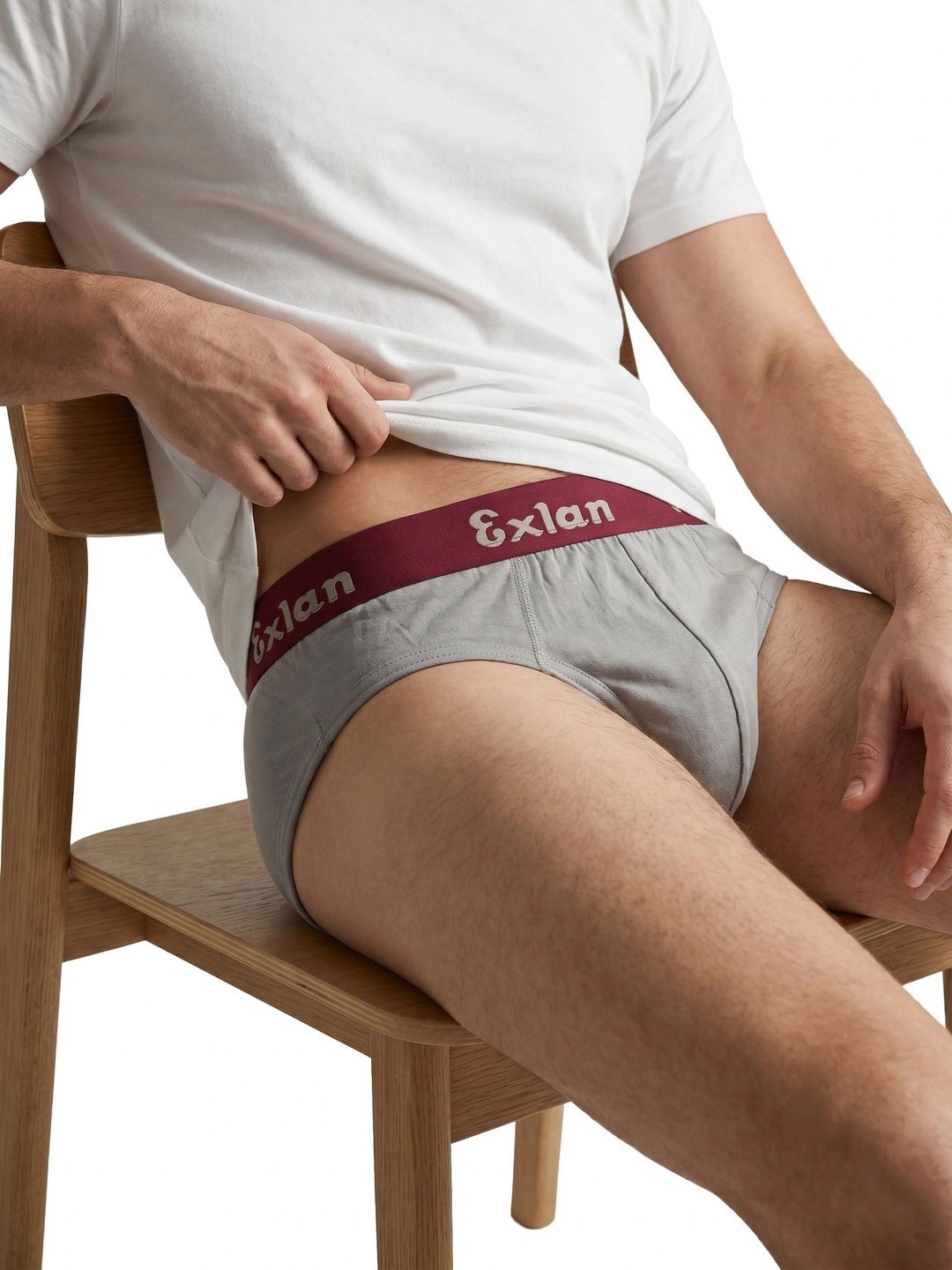 Exlan Men Anti Bacterial Cotton Basic Briefs-image-47