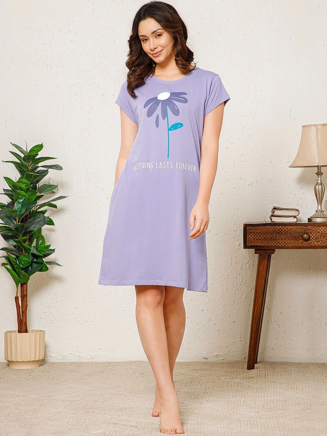 Mushy Mod Printed Nightdress-picture-36
