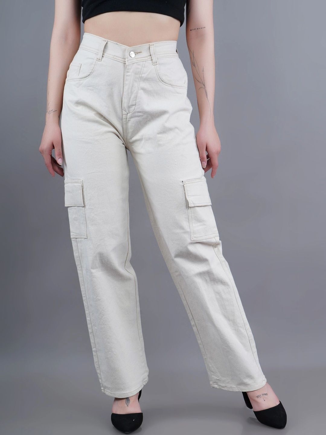Metronaut Women Classic Cargos Trousers-picture-15
