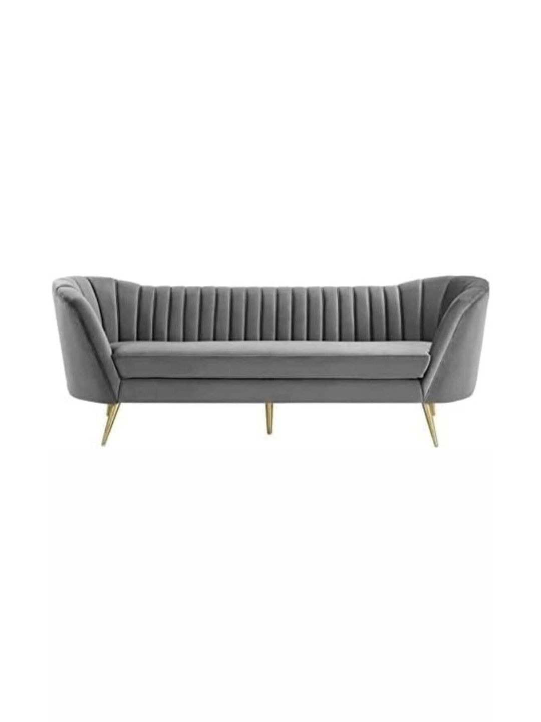 INDIAWOODMART Red 3 Seater Sofa-picture-19