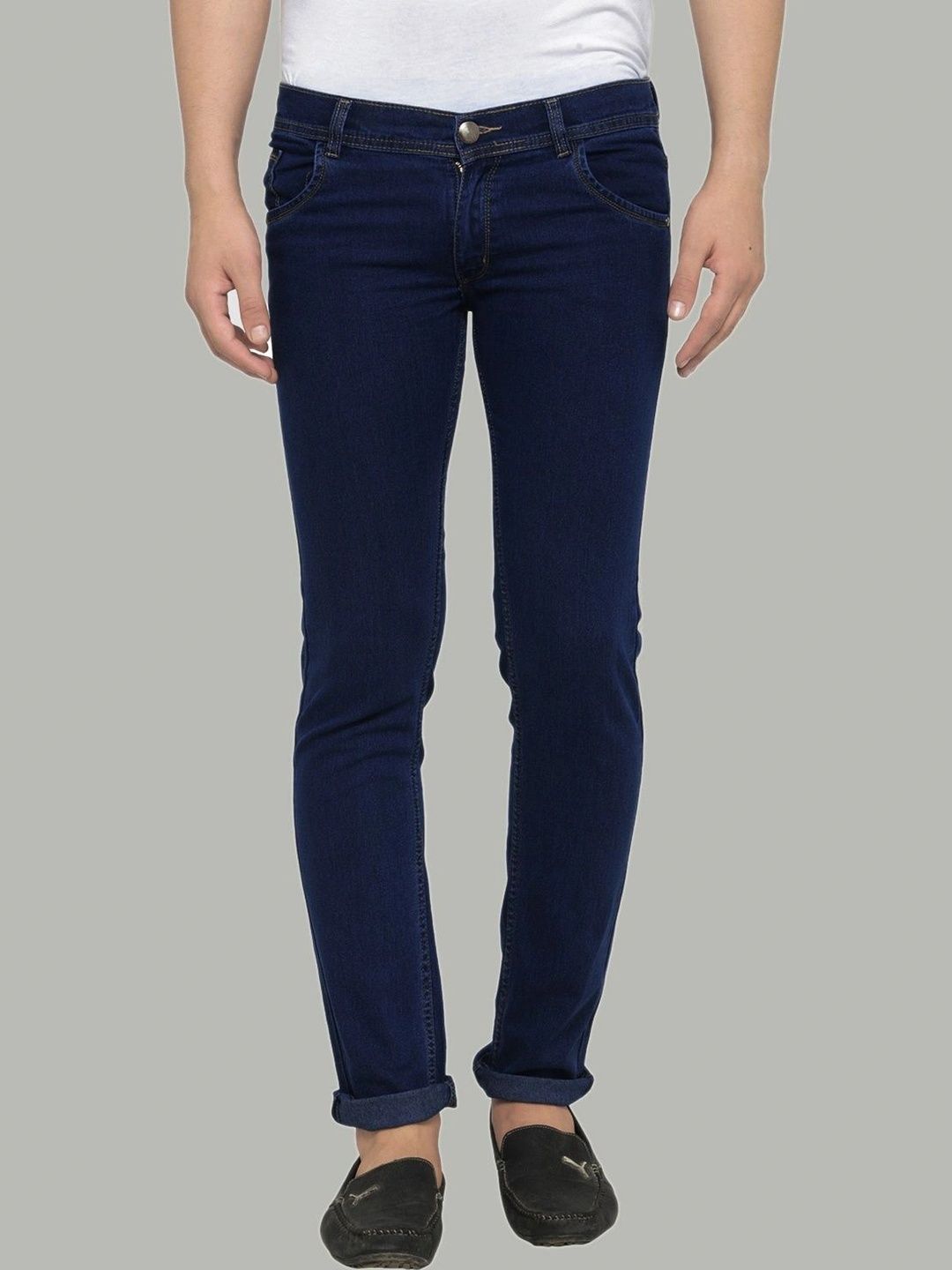 MASTERLY WEFT Men Slim Fit Mid-Rise Stretchable Jeans-picture-27