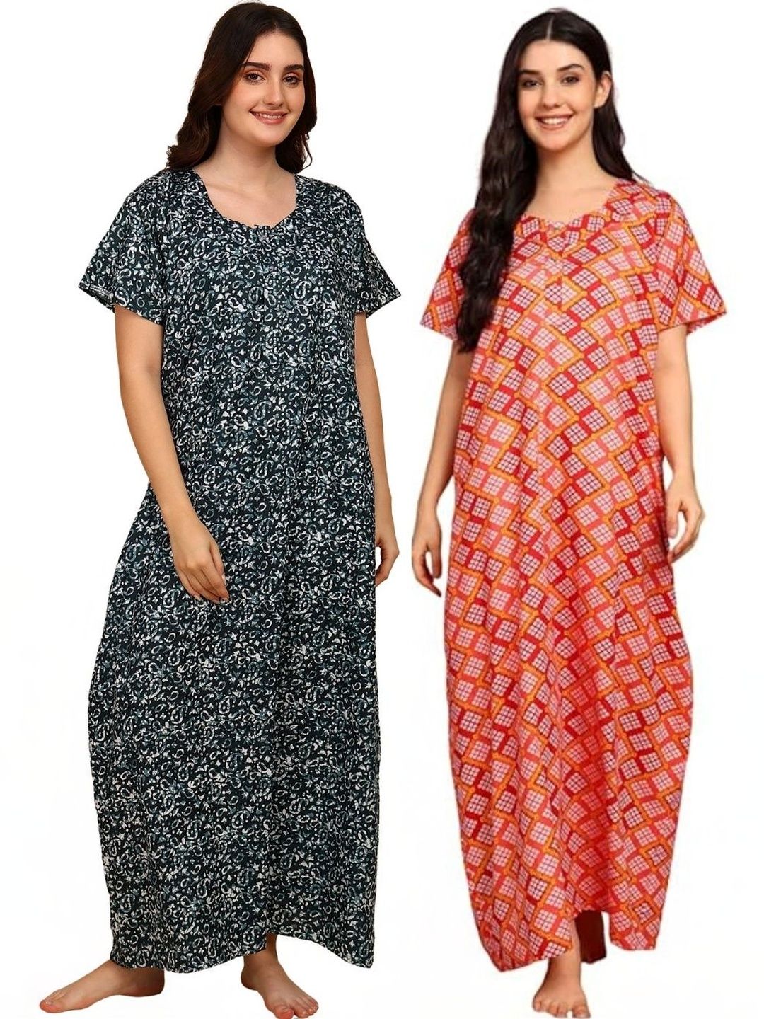 KBNBJ Printed Maxi Nightdress-picture-30