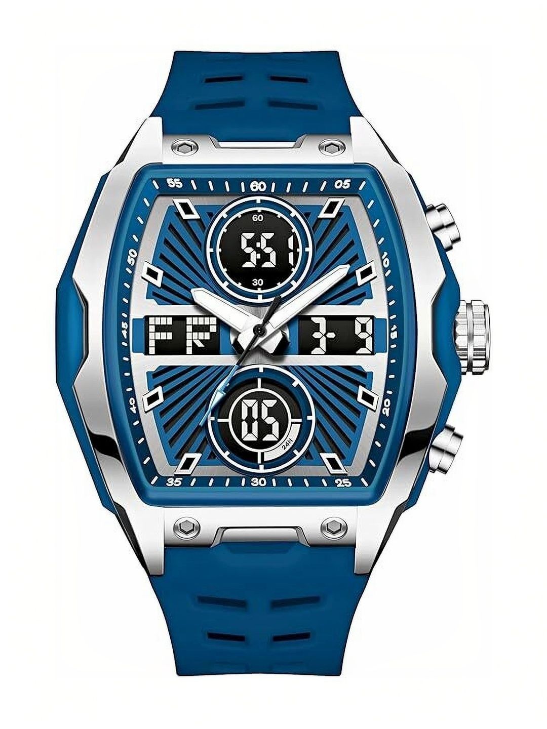 TREX Men Dial & Straps Analogue and Digital Watch H8001_BLUE-image-14