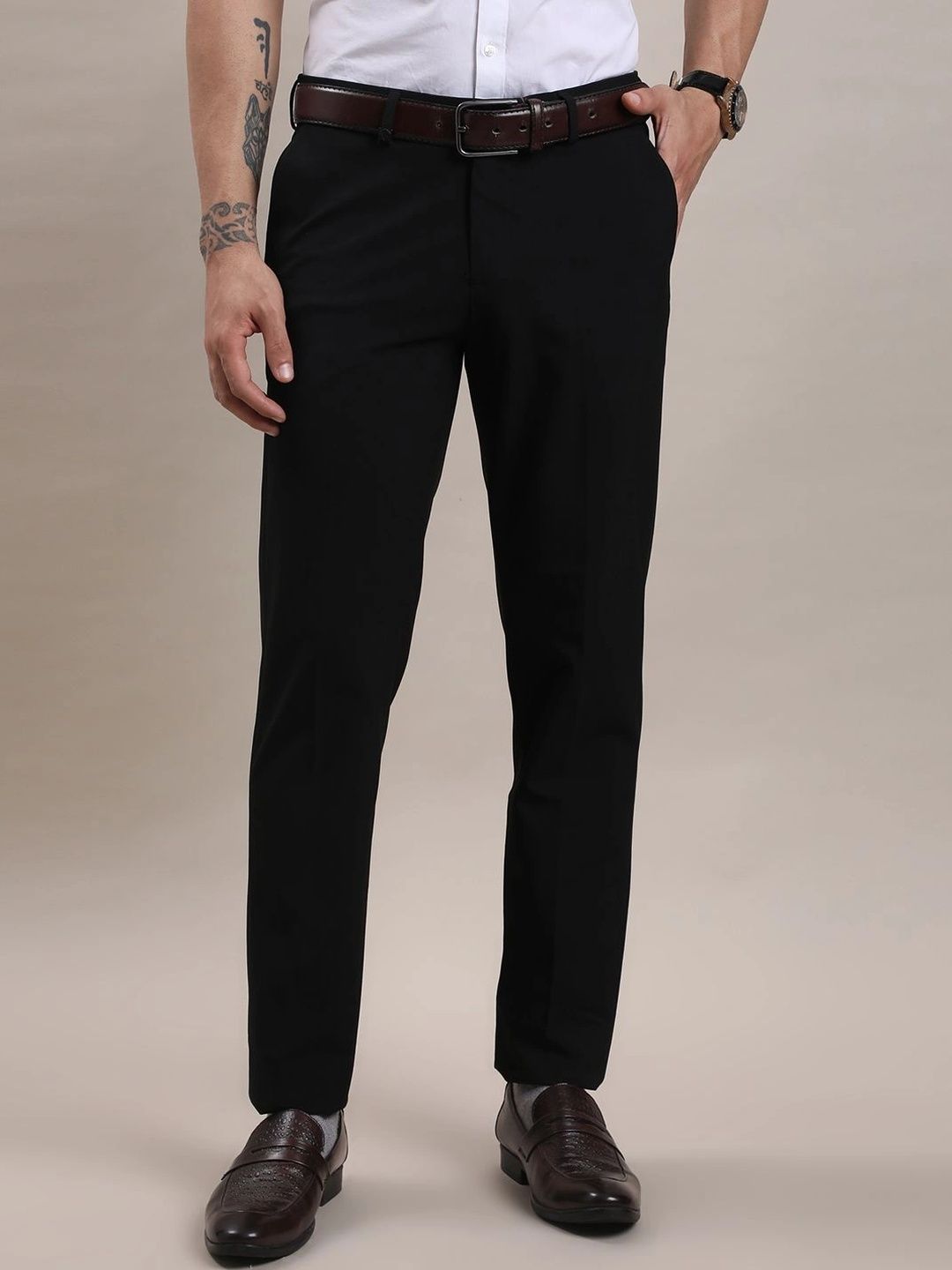 Turtle Men Tailored Slim Fit Trousers-picture-42