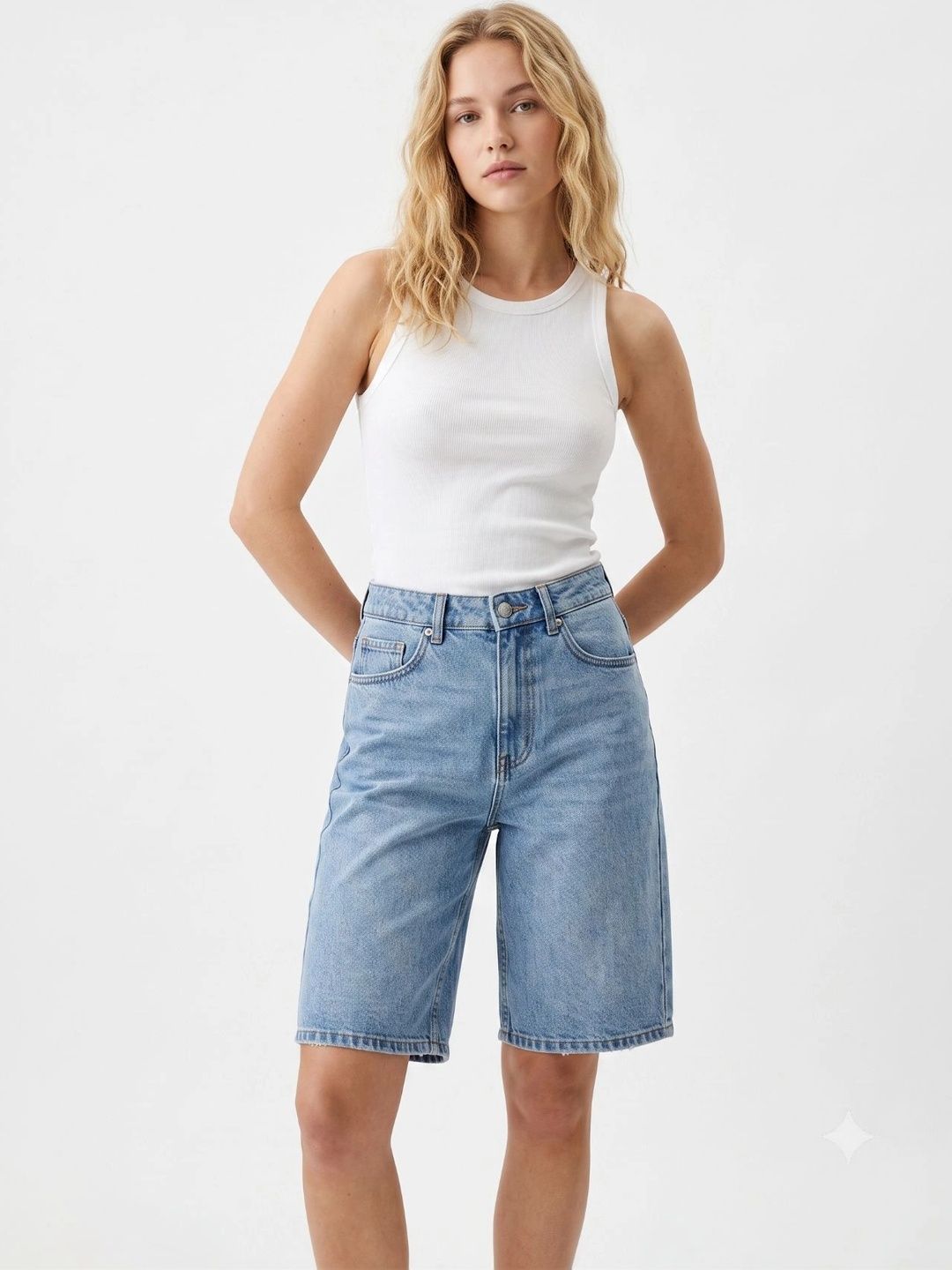 Roadster Women Denim Denim Shorts-image-42