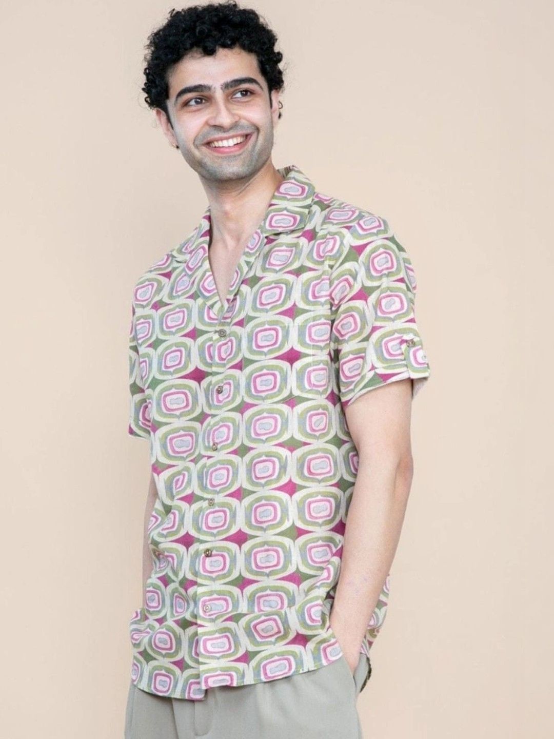 FREEDOM TREE Men Relaxed Printed Casual Shirt-picture-4