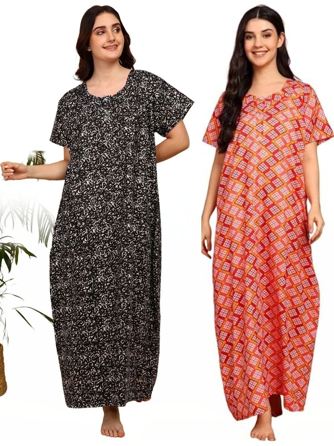 KBNBJ Printed Maxi Nightdress-picture-18