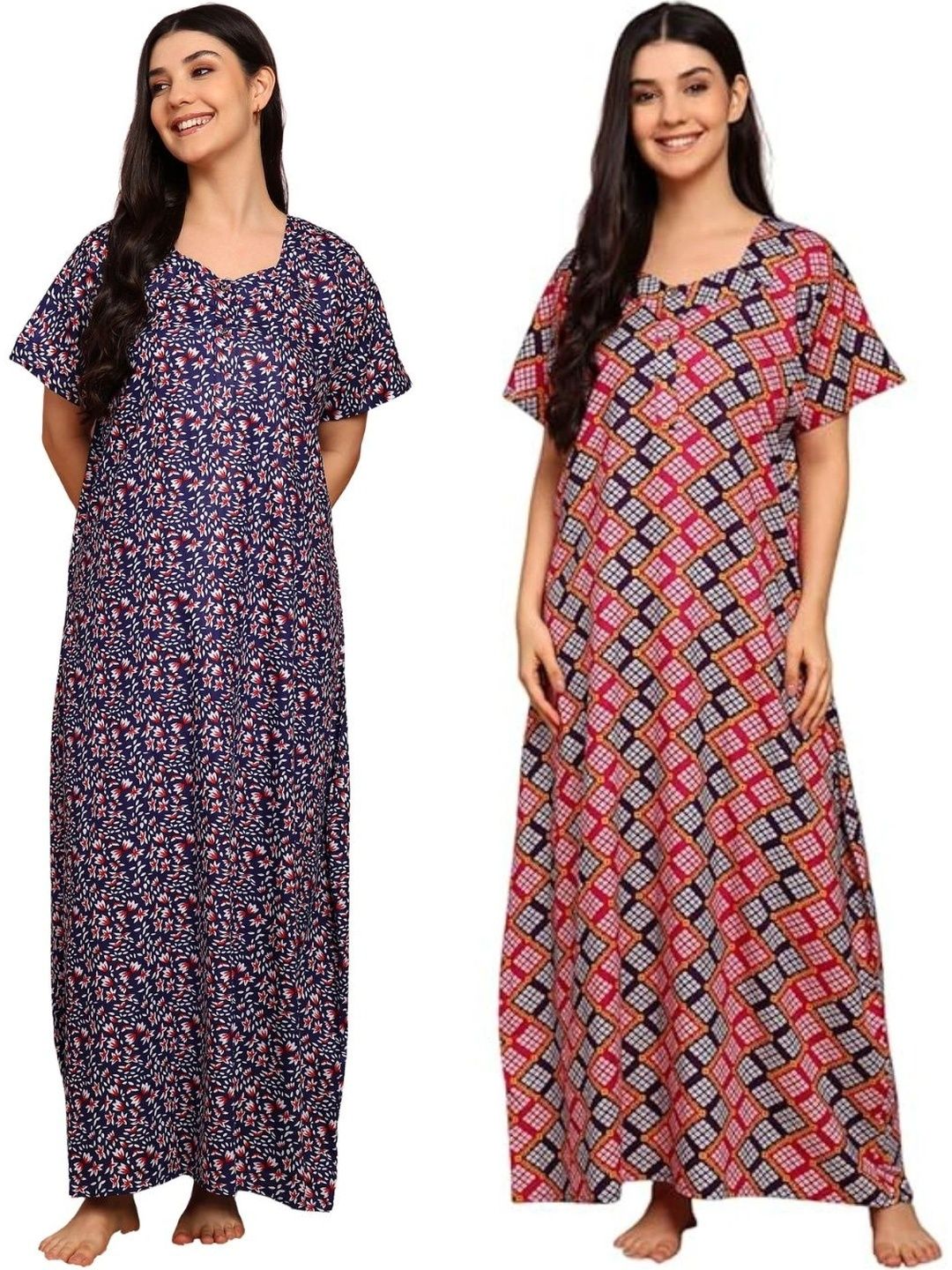 YUKATA Printed Maxi Nightdress-picture-16