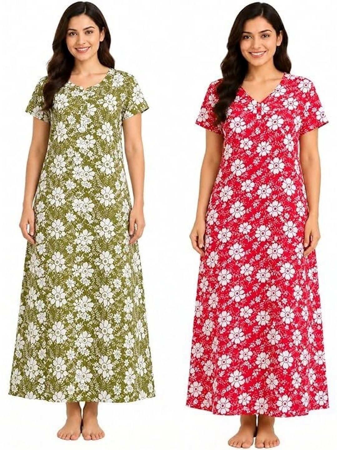 YUKATA Printed Maxi Nightdress-picture-15