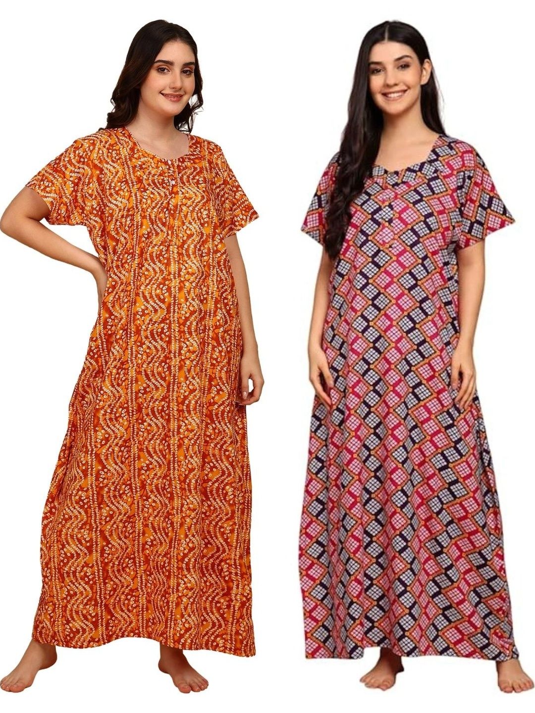 YUKATA Printed Maxi Nightdress-picture-13