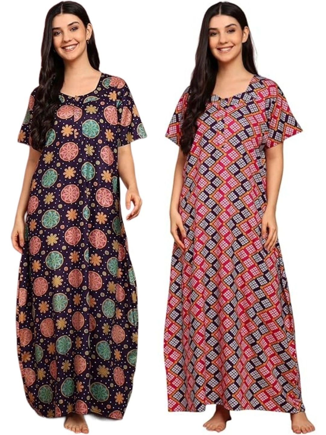 KBNBJ Printed Maxi Nightdress-picture-25