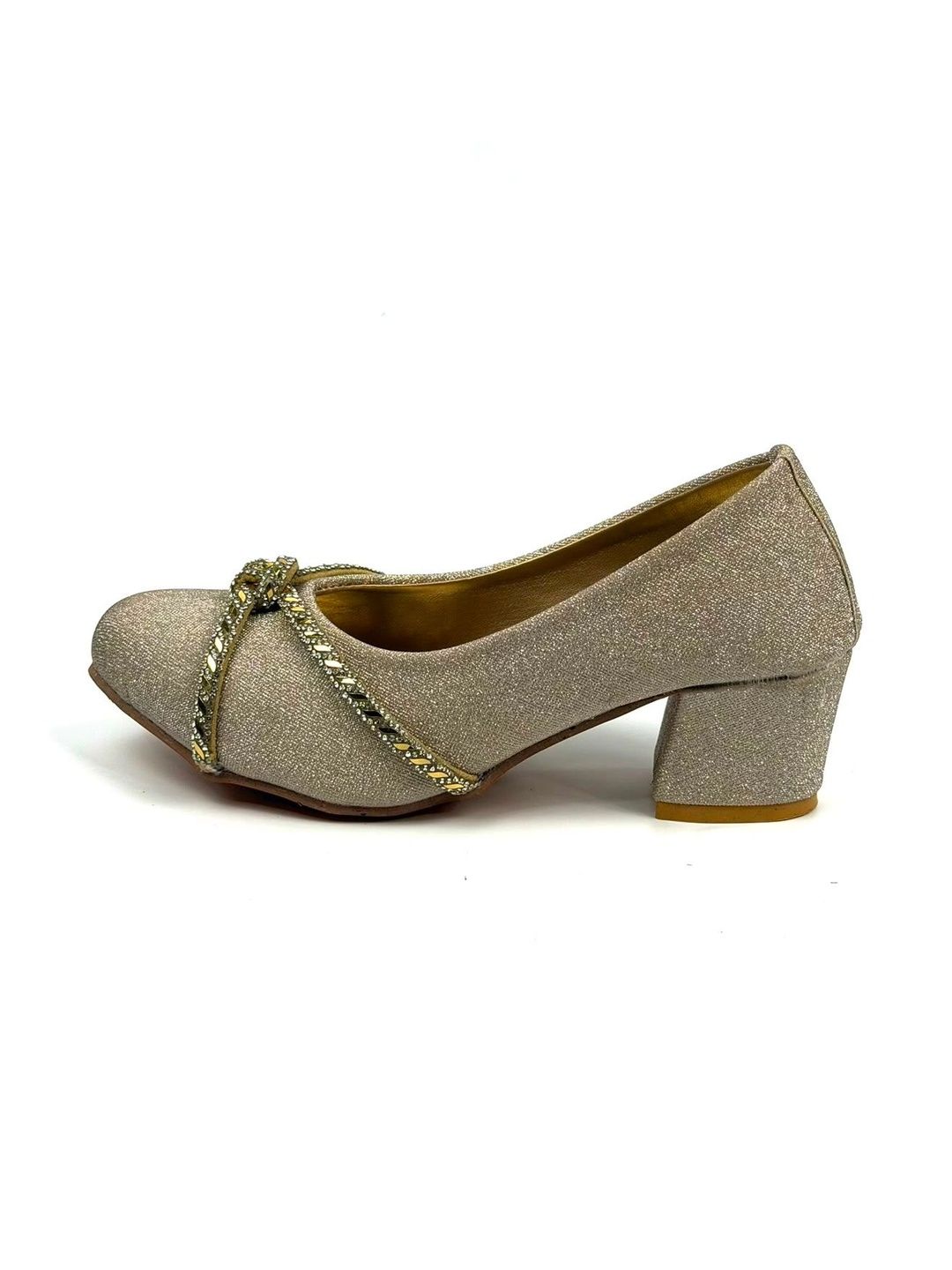 ZORILUXE Girls Textured Block Pumps-picture-57