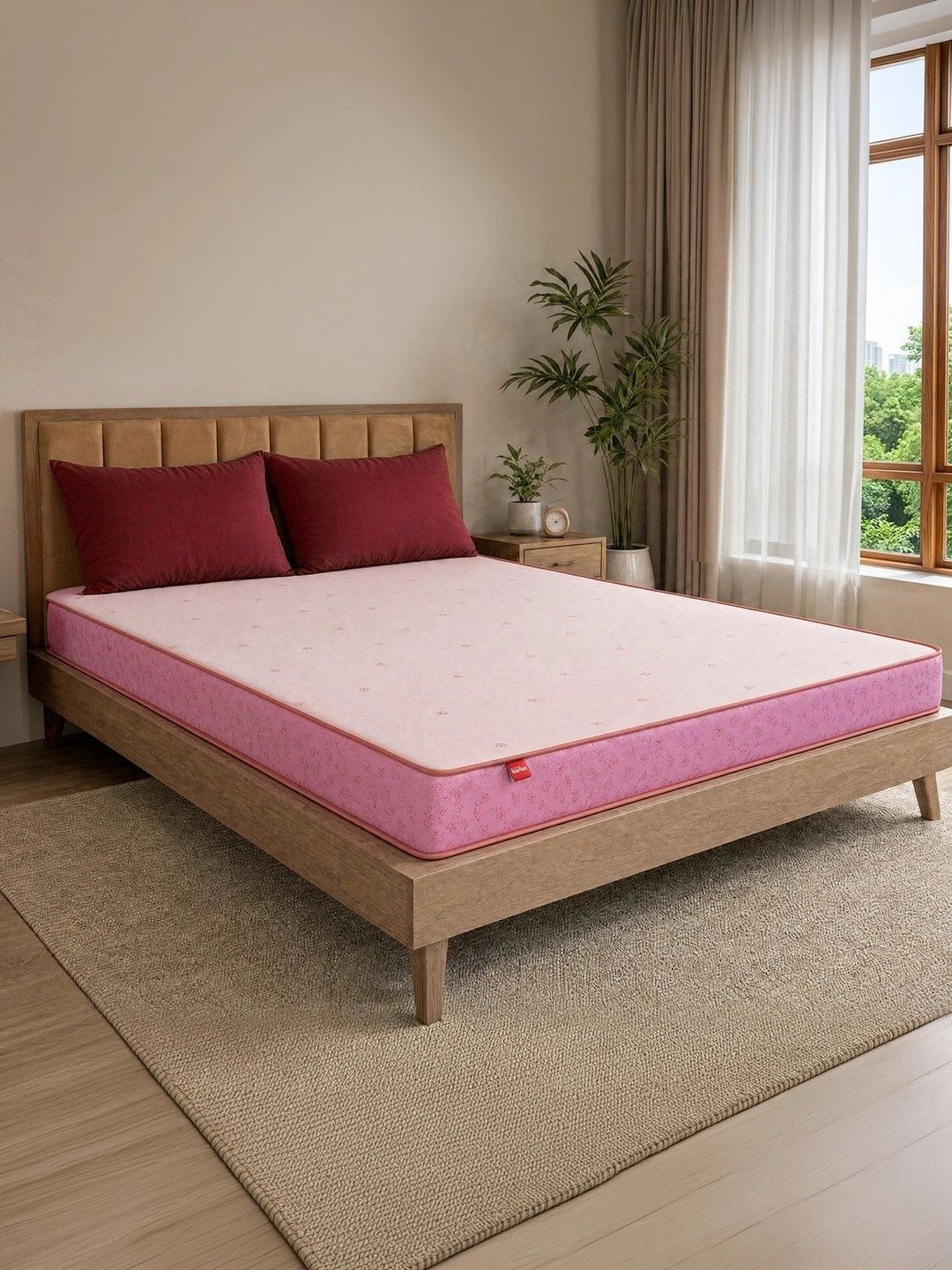 Kurl on Pink Dual Comfort 6 inch Double Mattress-image-43