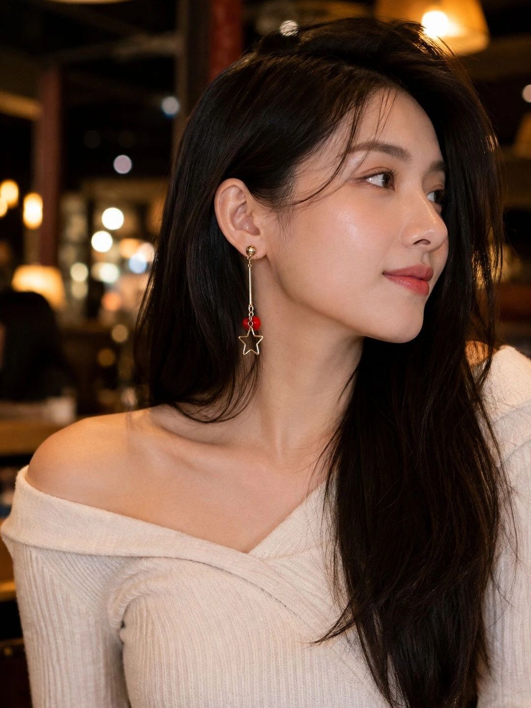 Derben Clove Star Shaped Drop Earrings-picture-40