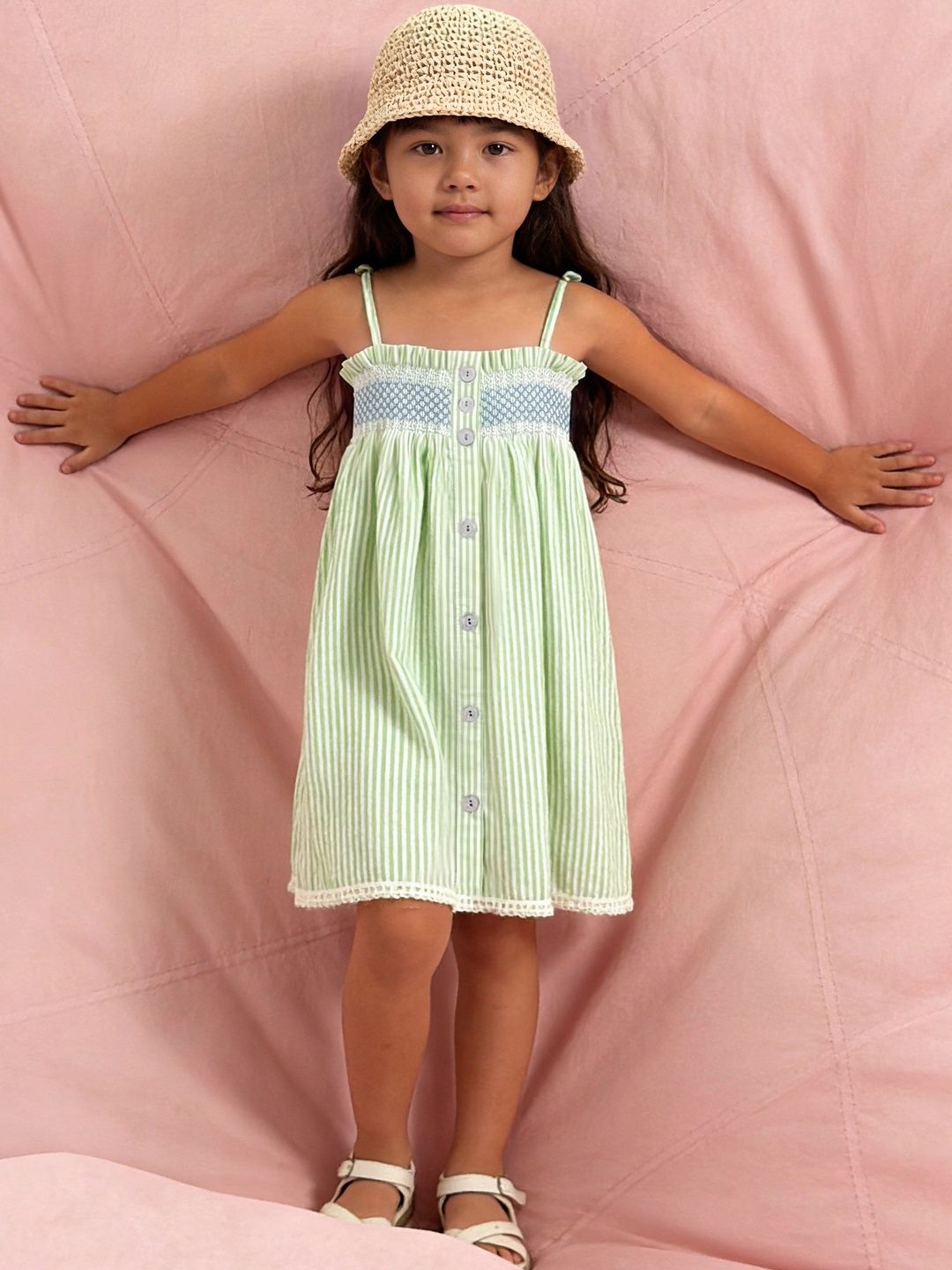 Little Carrot Striped A-Line Dress-picture-23