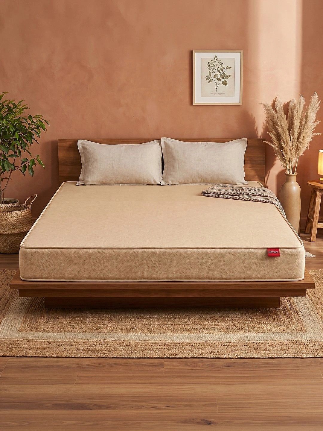 Kurl on Beige Dual Comfort Double Mattress-image-43