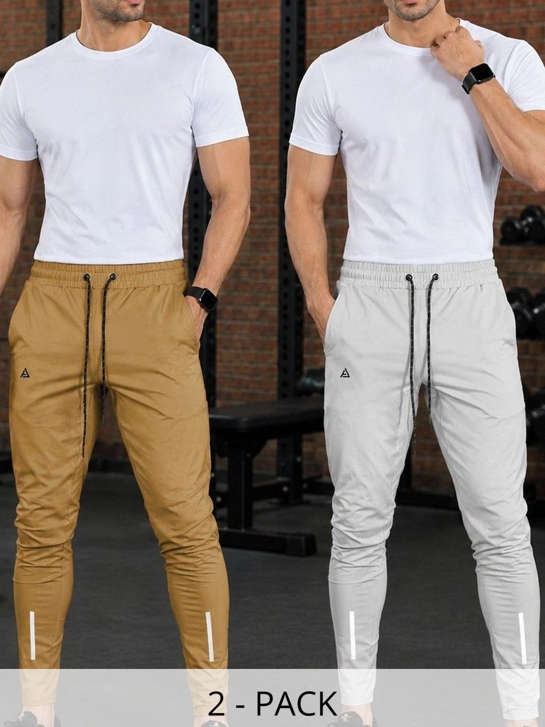 AVOLT Men Pack of 2 Regular Fit Training Joggers-picture-41