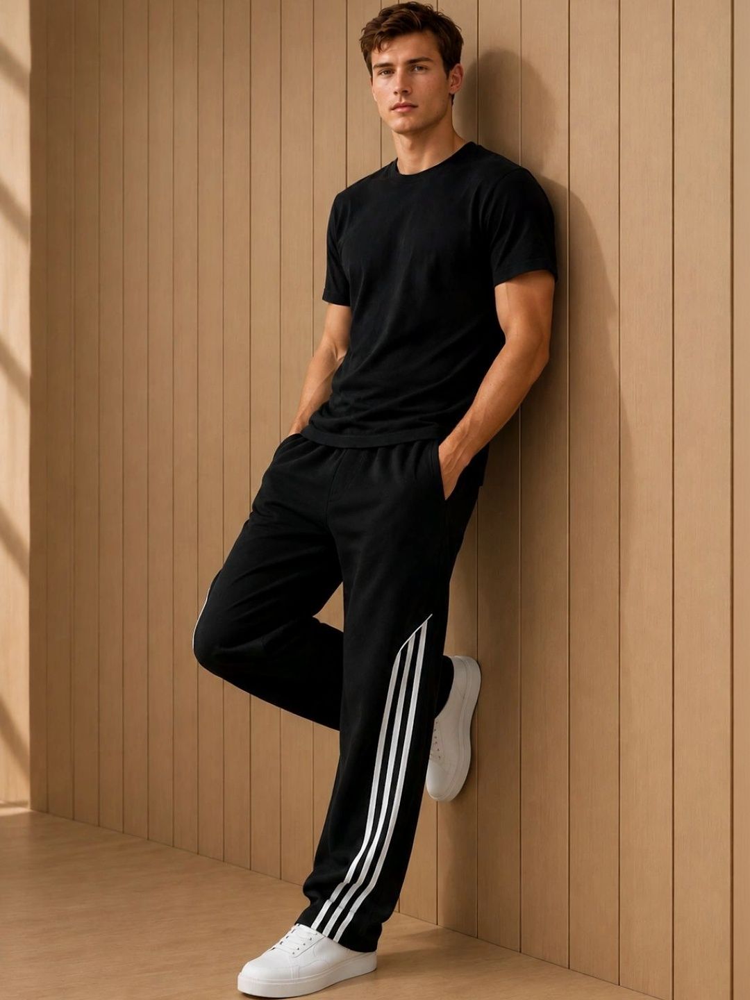 Mevan Men Striped Classic Trousers-picture-25