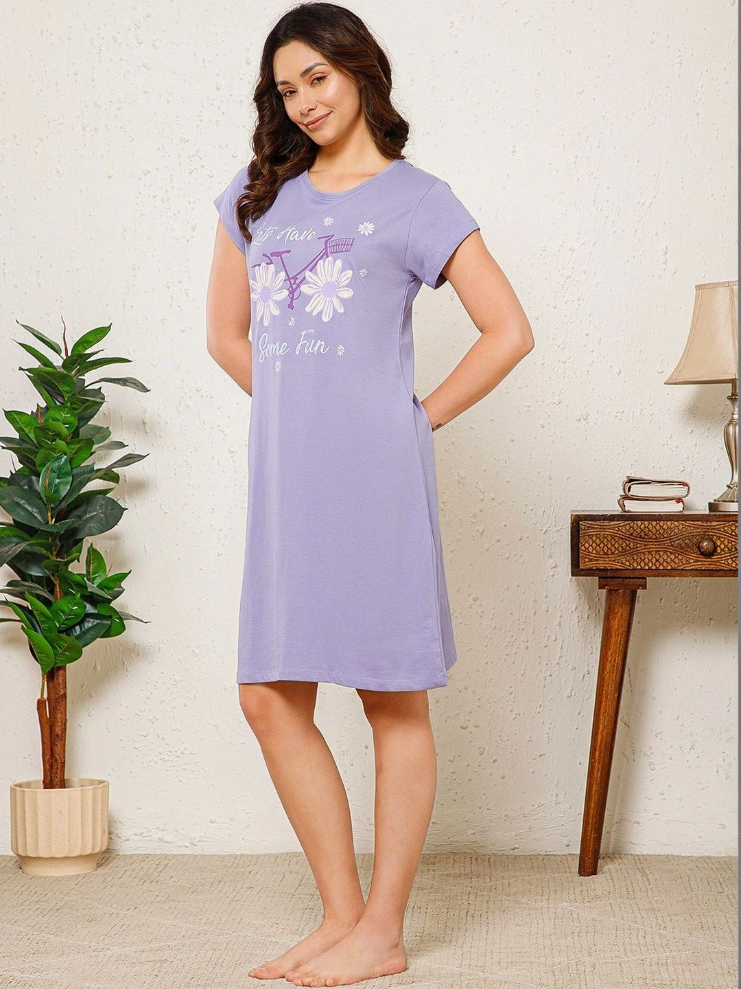 Mushy Mod Printed Nightdress-picture-52